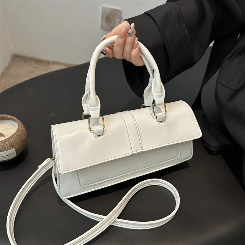 

Летняя сумка через плечо 2025 года, нишевая сумка с верхней ручкой для женщин, текстурированная сумка через плечо, минималистичная пригородная сумка, шикарная сумка «день-ночь» ​