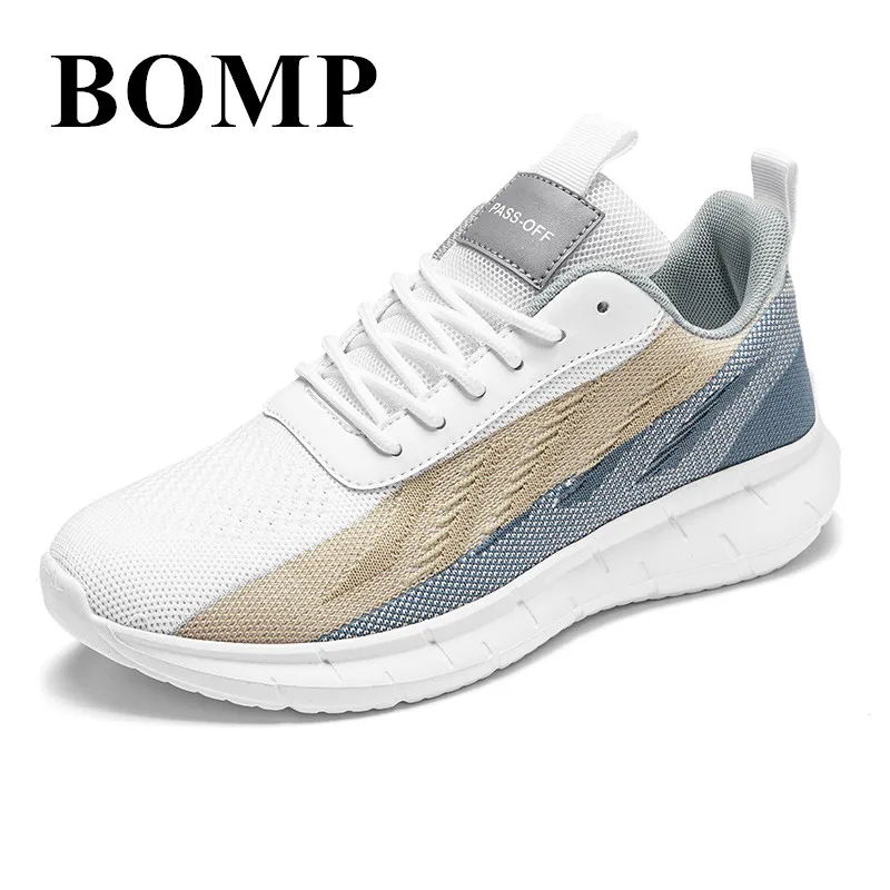 

2025 Summer Fashion Man Sneakers Knit Breathable Running Shoes For Men Lightweight Anti-Slip Sports Shoes Men Large Size 39 47