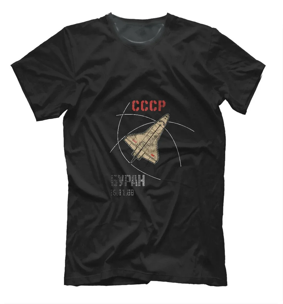 

Soviet Space Shuttle Buran Spaceplane Cosmonaut T-Shirt 100% Cotton O-Neck Summer Short Sleeve Casual Mens T-shirt Size S-3XL