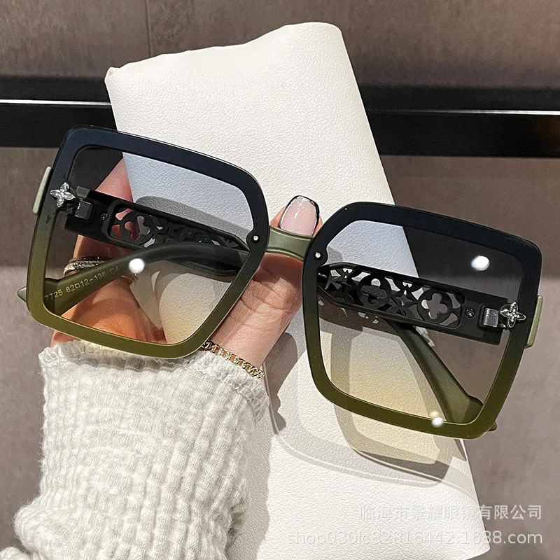 

Square Sunglasses Woman Brand Designer Fashion Rimless Gradient Sun Glasses Shades Cutting Lens Ladies Frameless Eyeglasses