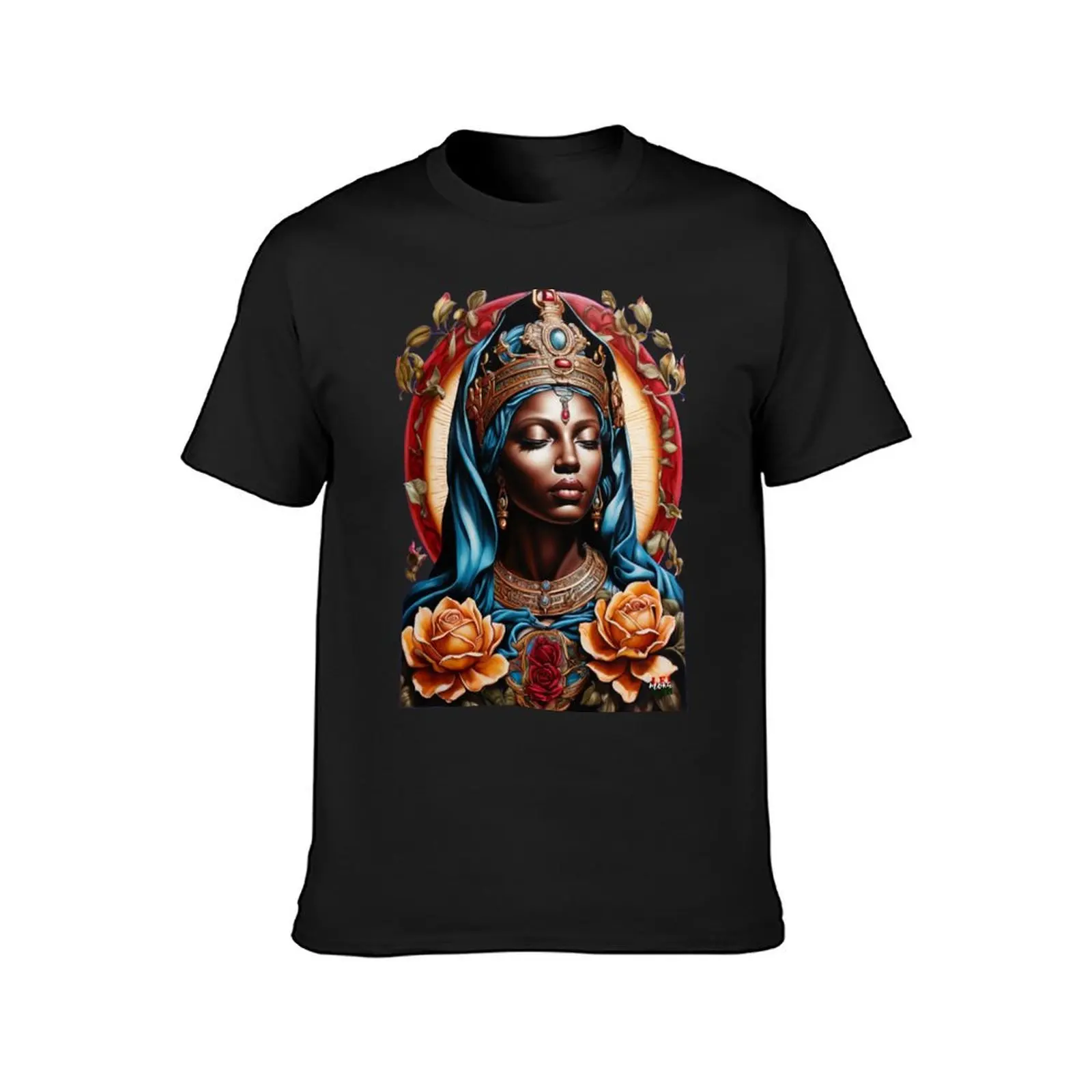 The Black Madonna; T-Shirt animal prinfor boys customs mens t shirts