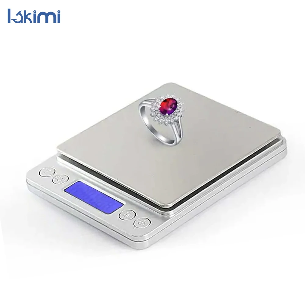 

Цифровые весы 500 г, 0,01 г, электронные весы — 3 кг, 0,1 г, ювелирные весы, кухонные весы с 2 лотками LK-AA95