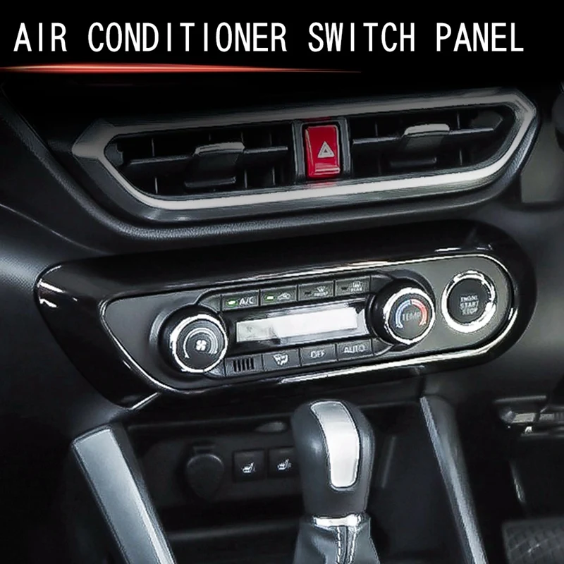 Car Air Conditioner Switch Panel Frame Central Control Air Conditioner Decorative Frame Cover For Toyota Raize 2020