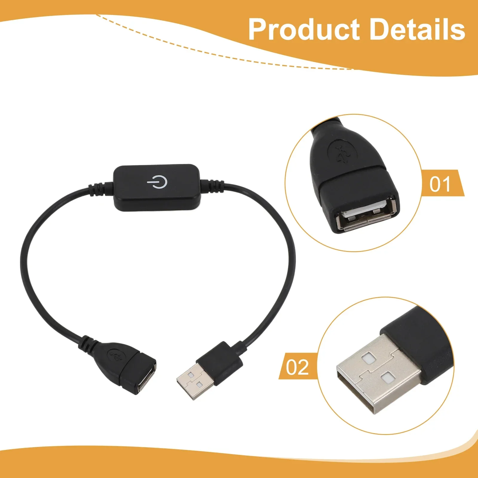 Imagem -05 - Linha Usb Toque Stepless Escurecimento Interruptor Controlador Dimmer Led Touch Dimmer Lâmpada de Mesa 4a 5v