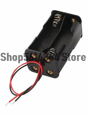 2 Pcs Spring Loaded Plastic Battery Cell Holder 4 x 1.5V AA