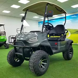 New Mold Off Road Hunting Electric Buggy 72V Lithium 4x2 4 Seater Electric Sightseeing Bus Golf Cart 5000W Grey Golf Carts