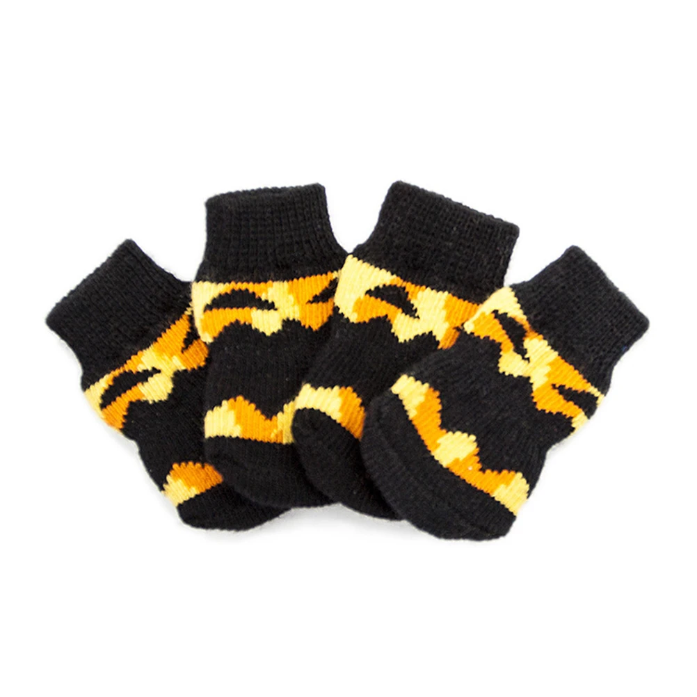 

Pet Anti-slip Cotton Socks Dogs Halloween Pumpkin Design Durable Protect Paws Clean Snow Ice Salt Dog Sock Pet Supplies