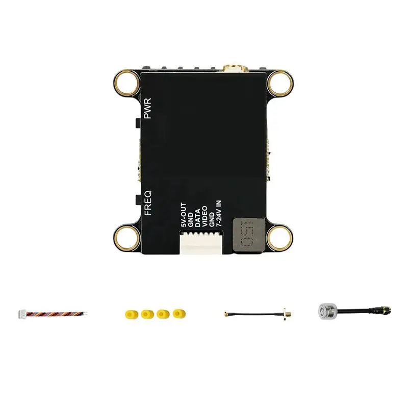 A13E-Antenna Included 5.8Ghz 2W FPV VTX Transmitter 7-24V Wide Input Adjustable Power Long-Range Drone Video Transmission Module