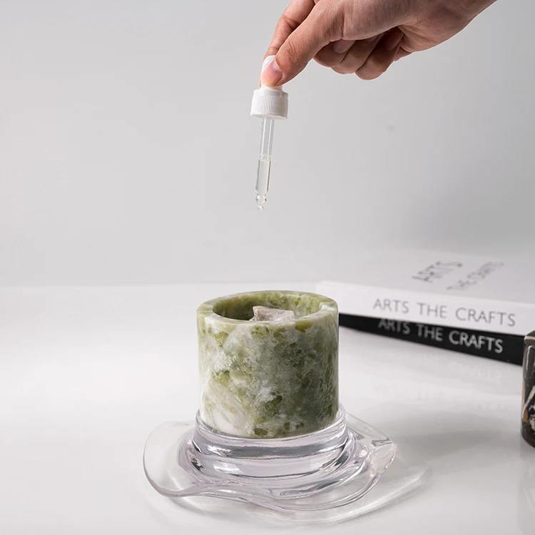 Popular Green Coffee Resin Marble Diffuser Aromatherapy Home Decor Indoor Bedroom Living Room Home Decoration
