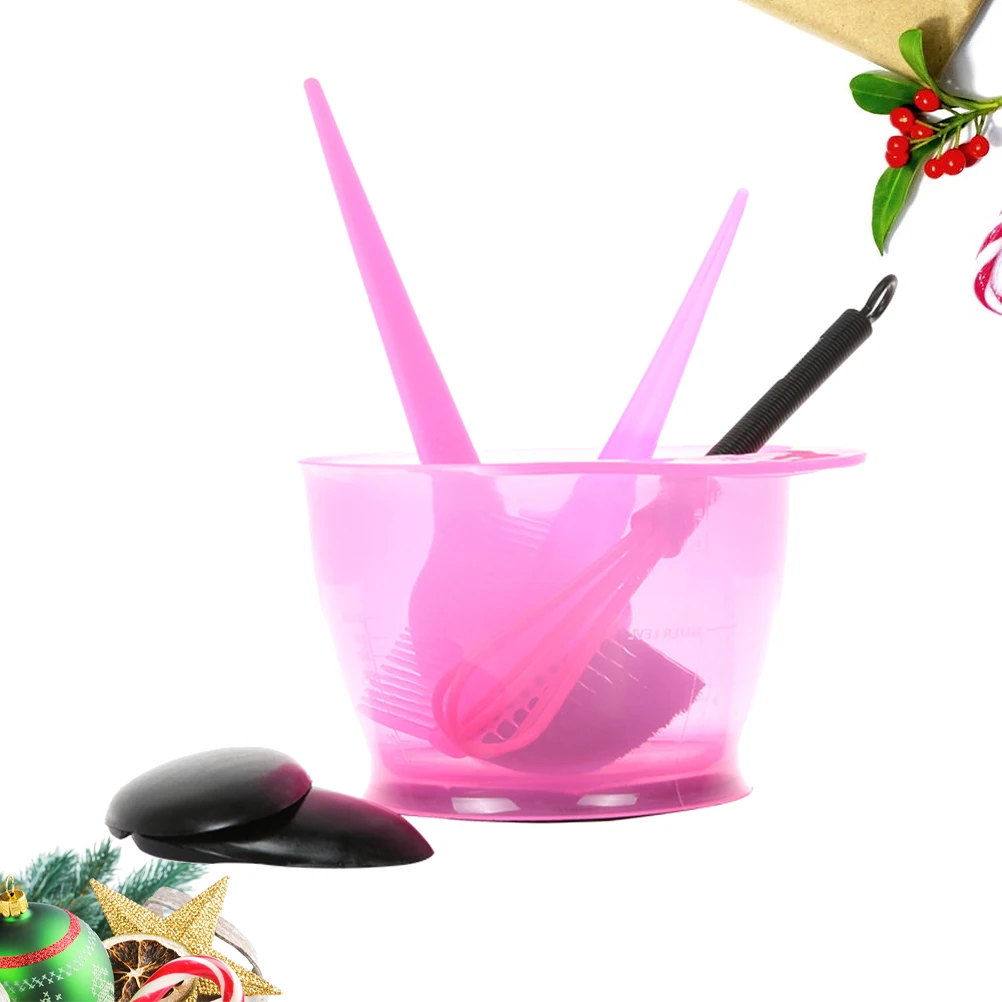 

5 Pcs Home Hair Coloring Tools Kit Baking Oil Brush Dye Dyeing Accessories Durable Perm