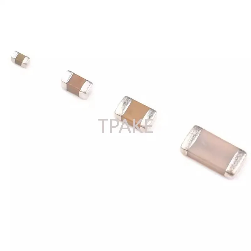 500pcs Chip Multilayer Ceramic Capacitor Mlcc 1206(3216) 3.2x1.6mm 2.2/3.3/4.7uf 10/12/22/33/47/100nf 100/220/330/470/680pf