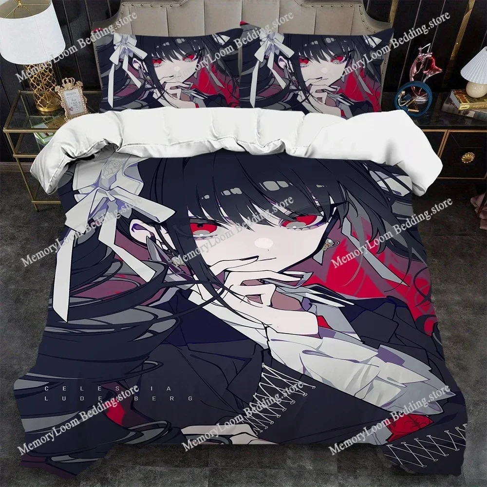 

D-Danganronpa 2 Game Duvet Cover Set Home Style Bedding Soft Laundry Cotton Bed Student Dormitory Gift Home Textileextile963