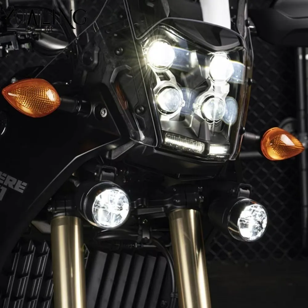 

Tenere 700/Rally LED Light Auxiliary Lights Bracket Fog Lamp Spotlights Brackets For Yamaha Tenere 700 2019-2024 2025 World Raid