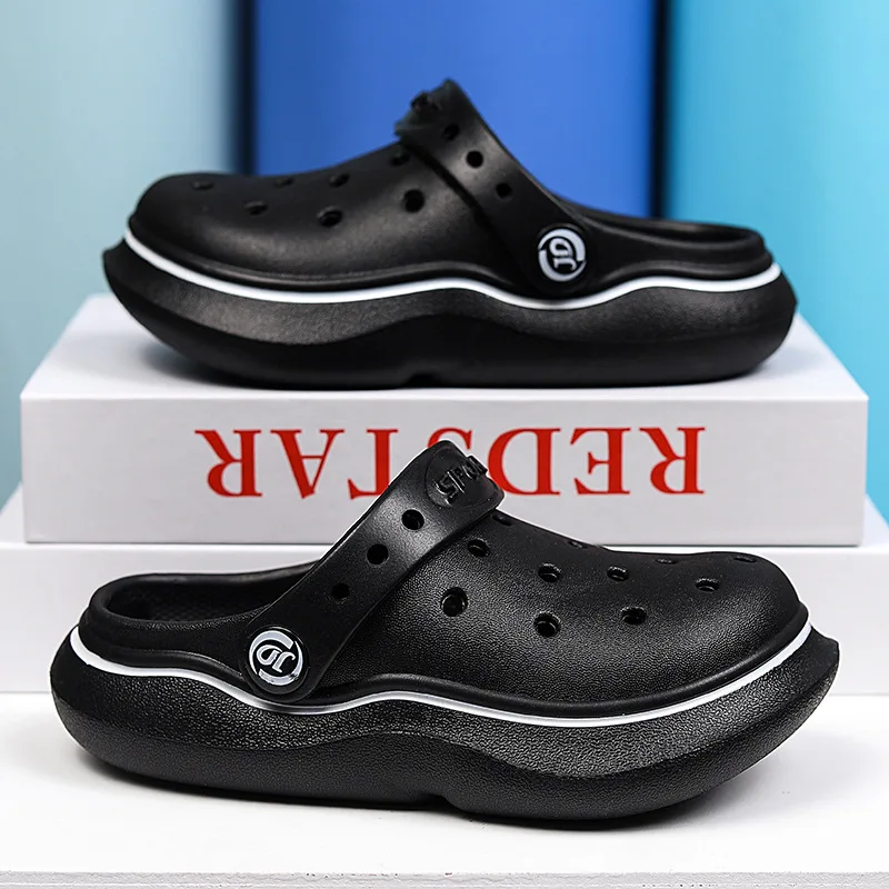 Summer Girls Clogs 2022 Children Kawai Sandals New Fashion Design EVA Beach Waterproof Water Shoes Kids Girls Platform Sandals