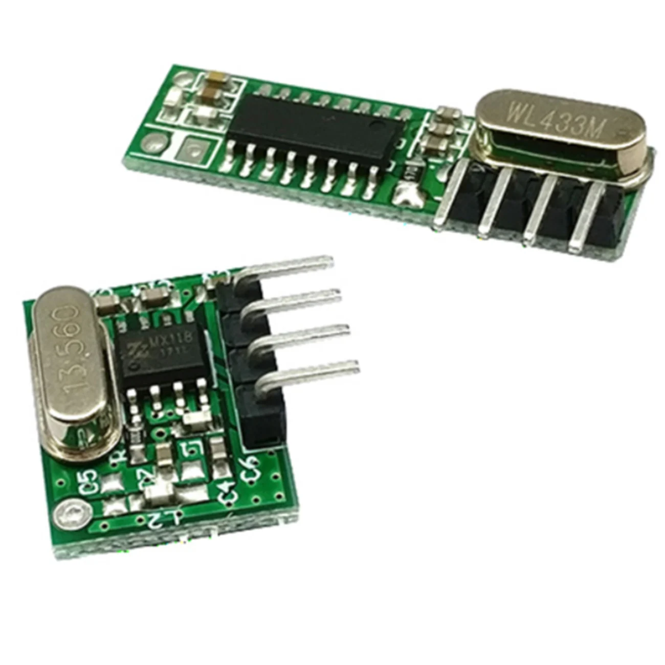 1 Set Of Radio Frequency Module 433 MHz Superheterodyne Receiver And Transmitter Kit, Wireless Radio Frequency Transceiver Modul