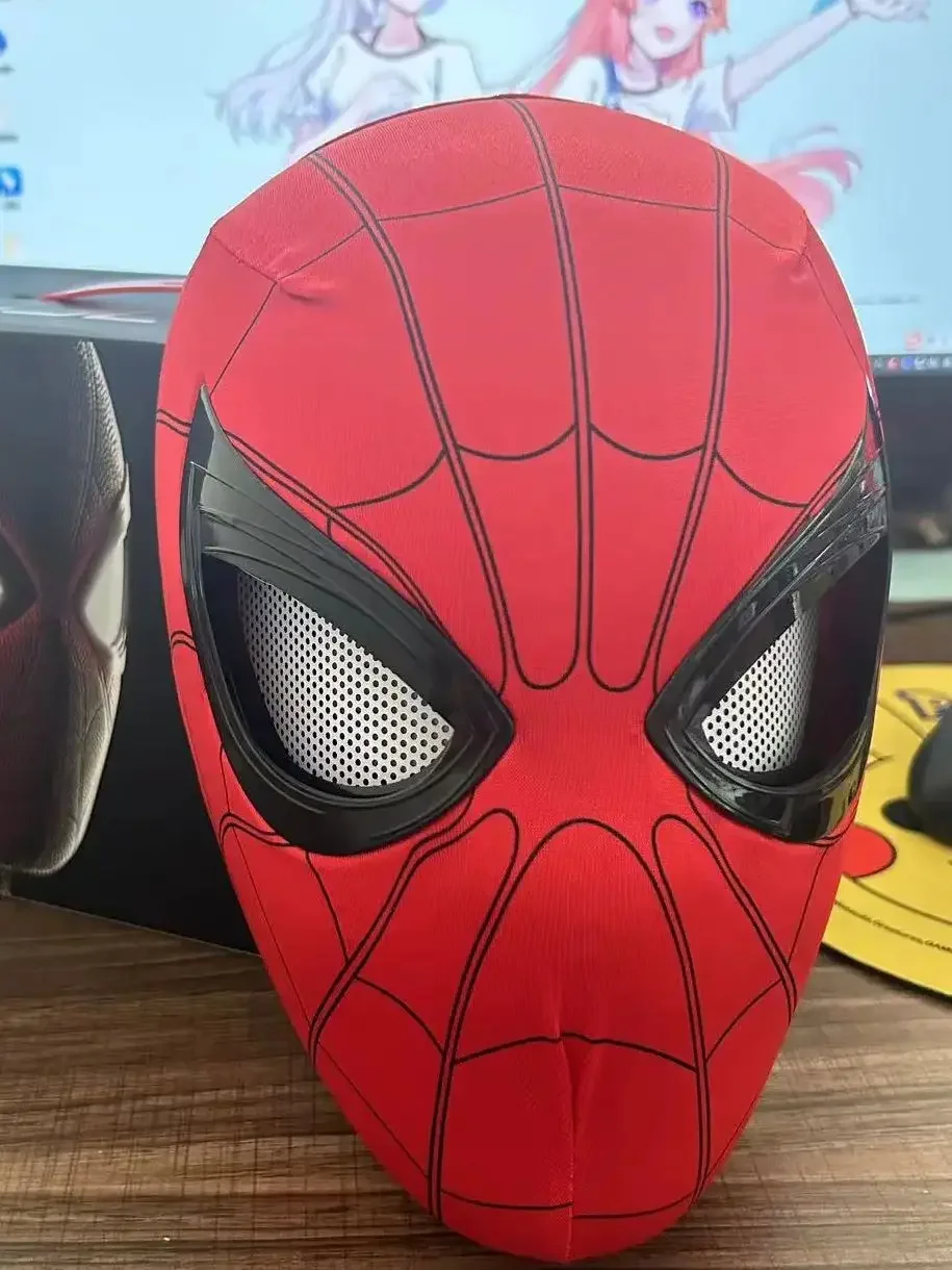 2024 New Spider-man:no Way Home Spider Man Mask Luxury Helmet Moving Eyes Movable Mask Cosplay Decoration Gift Toys