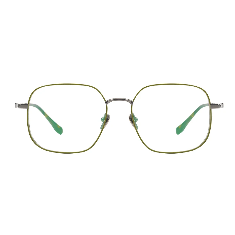 

Frosted Limited Manual Ultra Light Pure Titanium Square Eyeglasses Frame