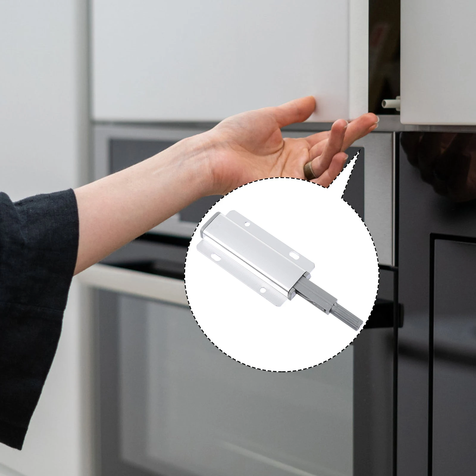 

4pcs Magnetic Cabinet Door Rebounder Press Type Tool For Home niture Wood Cupboard Bathroom Bedroom Doors Rebounding Devices