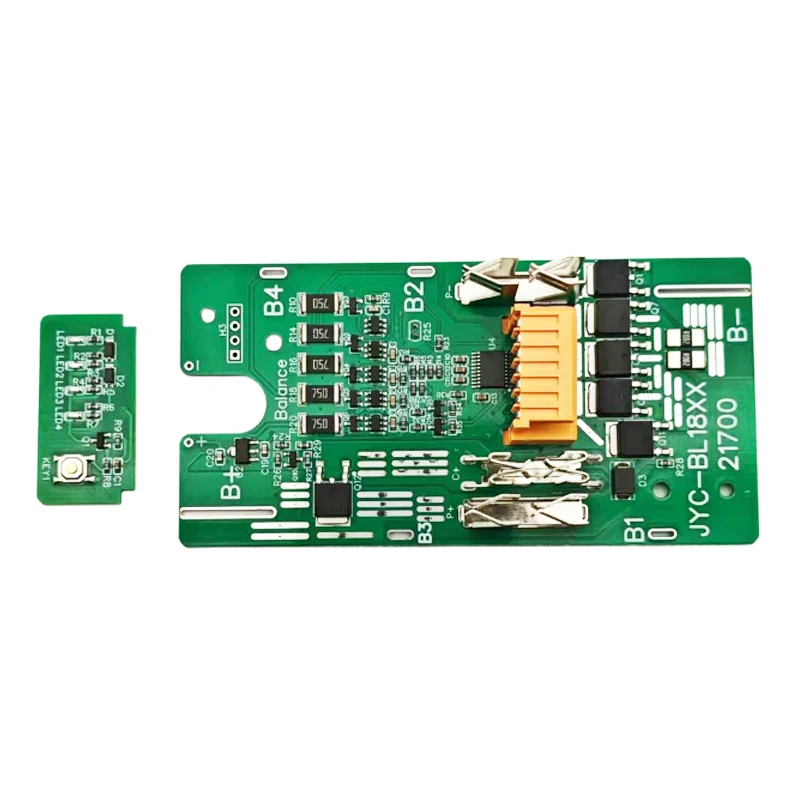 10X21700 BL1880 علبة بطارية ليثيوم أيون BMS التوازن تهمة حماية الدائرة PCBA مفتاح عرض الطاقة الكهربائية لماكيتا 18 فولت BL1830B