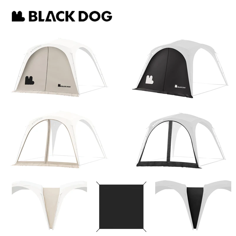 Naturehike BLACKDOG Canopy Accessories Floor Cloth Tarp Connector Mesh Black Coated Door Curtain Canopy Dome Tent Collocation