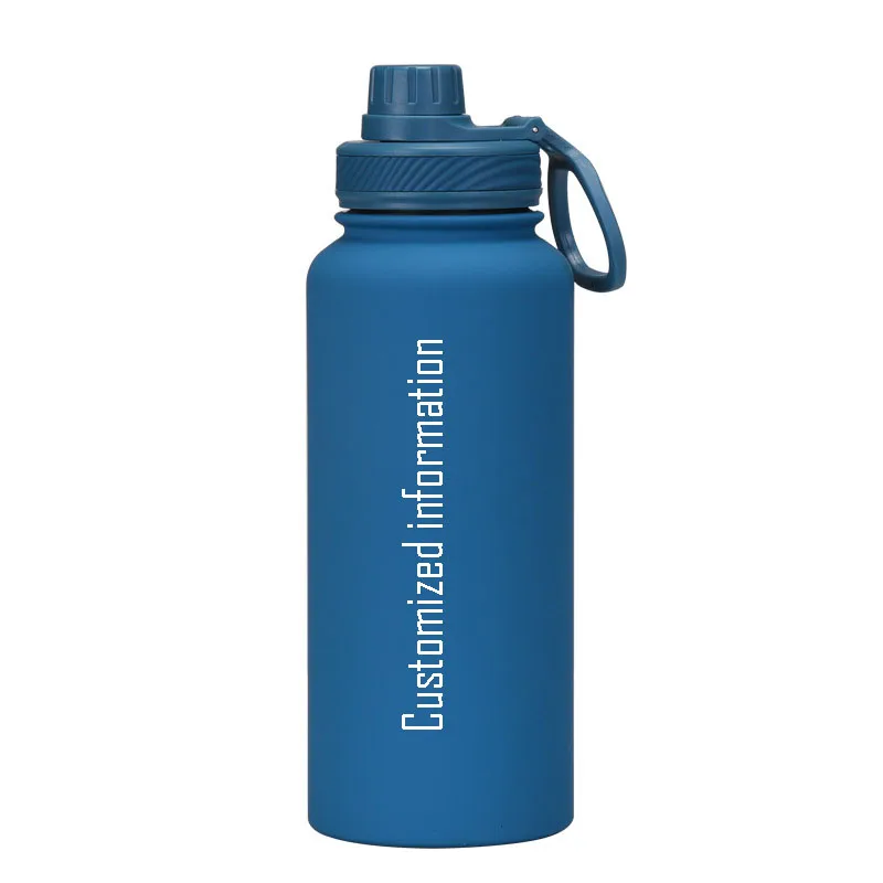 1L Custom Large Mouth Thermos Cup,Large Capacity Sports Vacuum Flasks,LOGO/NAME,Exclusive Gift Water Bottle,Customized Product