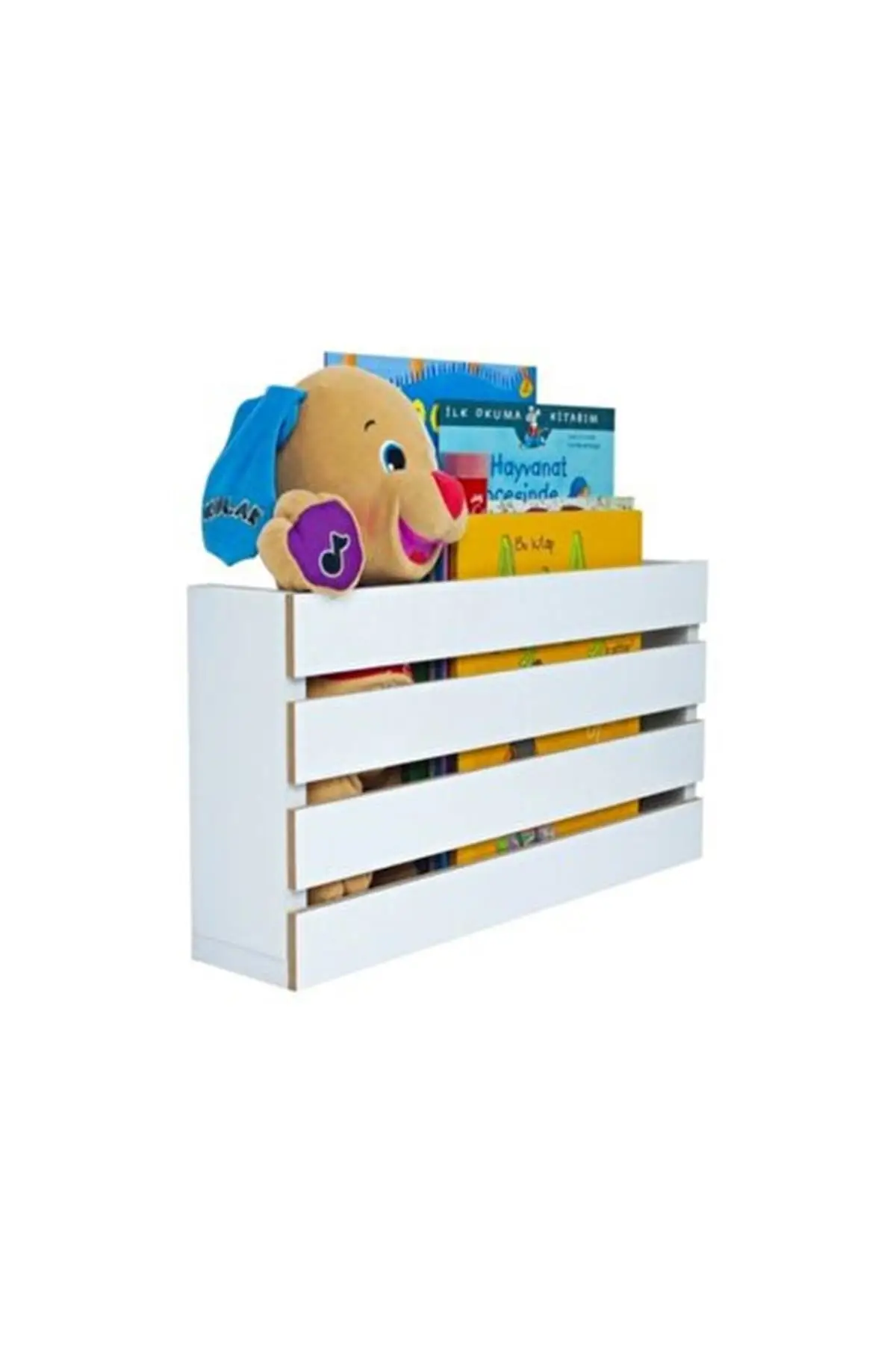Wood Cabinet Toy Storage Rack Bookcase 2 pcs Montesori Toy Rack (mdf)