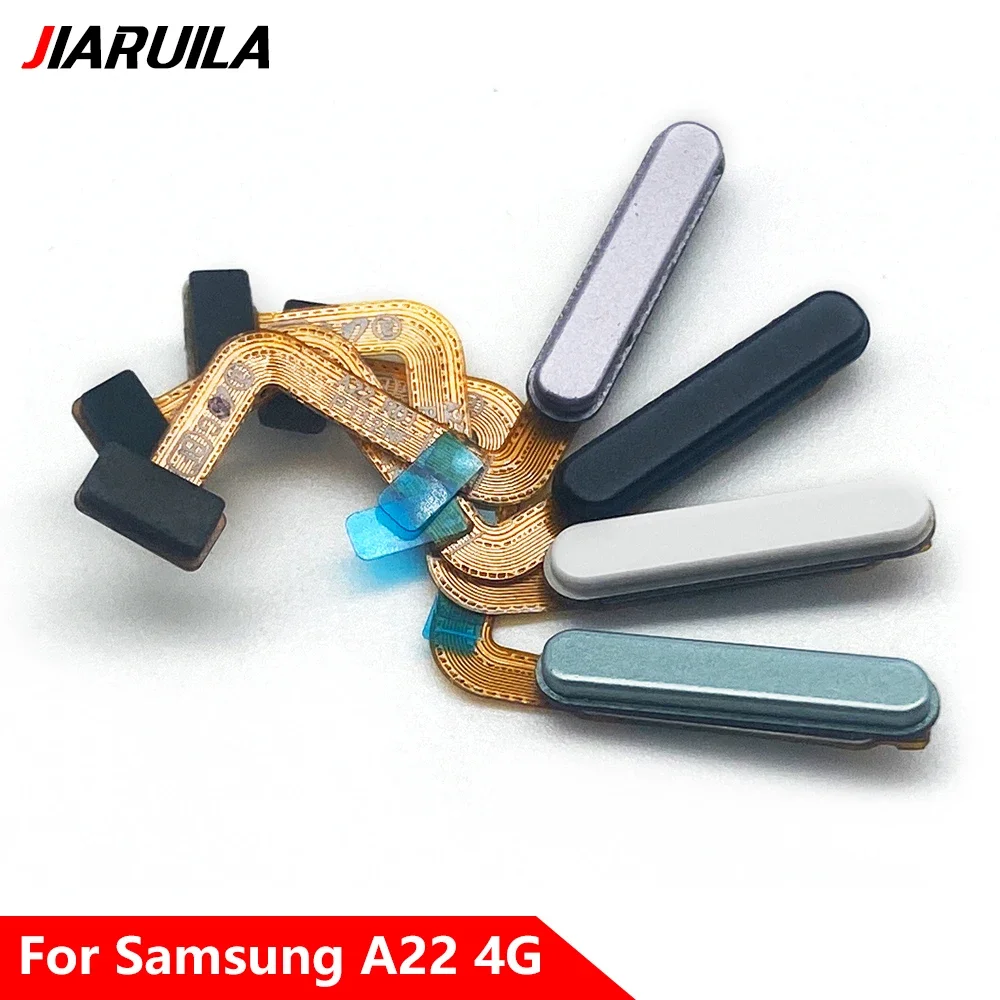 Fingerprint Recognition Function Sensor Scanner Touch ID Connecter Power Home Button Flex For Samsung A22 A225F 4G A226B 5G A15