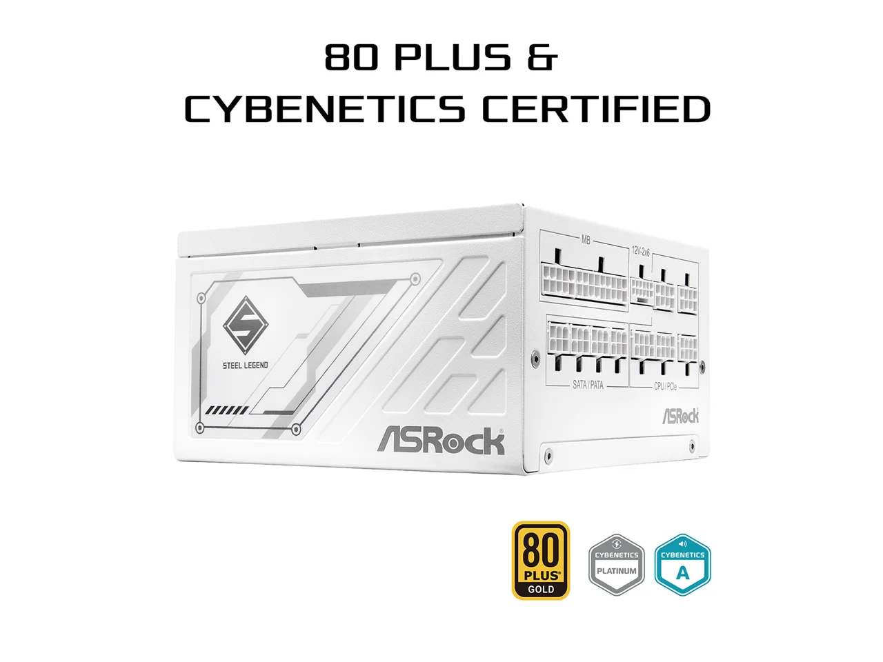 Zasilacz ASRock SL-1000GW Gold – 1000W White Modular Power Supply recenzja i cena