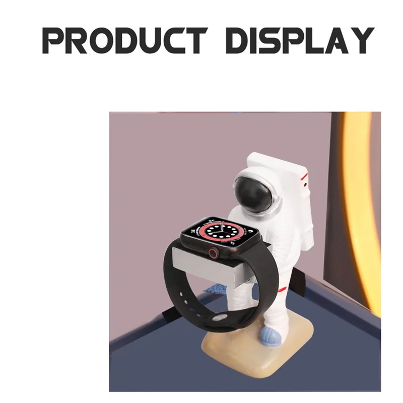 ABDE-For HUAWEI رائد الفضاء سطح المكتب ساعة لاسلكية شحن حامل ساعة عرض صندوق ساعة شحن قاعدة تخزين الرف الدعم
