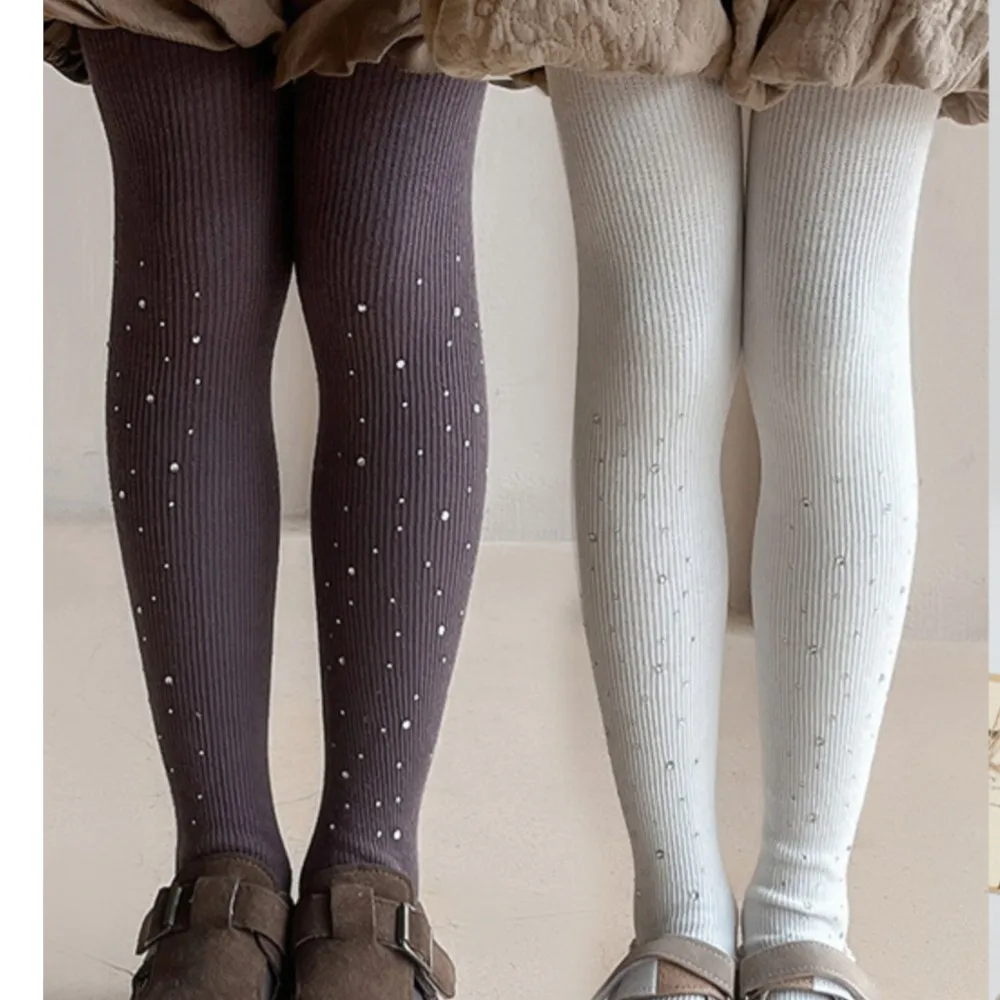 girls' pantyhose bestsellers Heart-shaped starry sky stockings vertical high-elasticity tight-fitting pants for girls tights