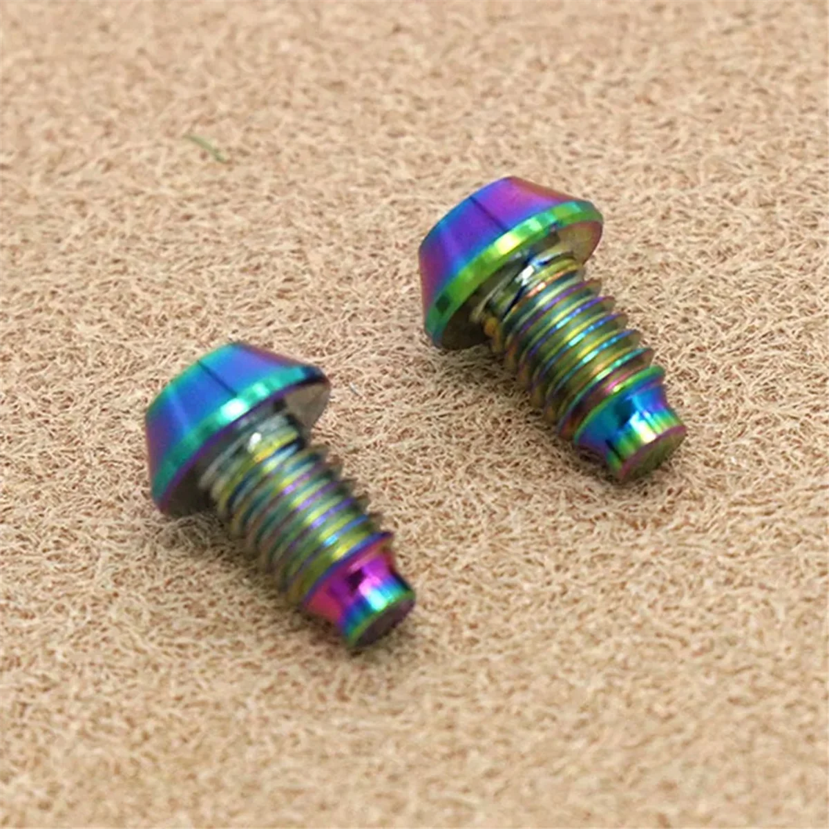 2PCS for Magura TC4 Titanium Hydraulic Disc Exhaust Screw Mountain Bike Brake Screw-Dazzling Colors