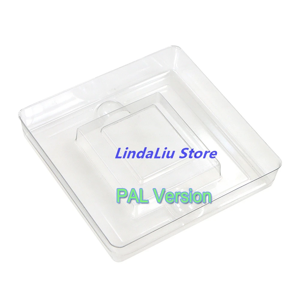 게임보이 컬러 GB GBC 일본 JP 미국 버전 PAL 미니 삽입형 내부 트레이 인레이 투명 플라스틱 게임 카드 카트리지 케이스 박스 20개