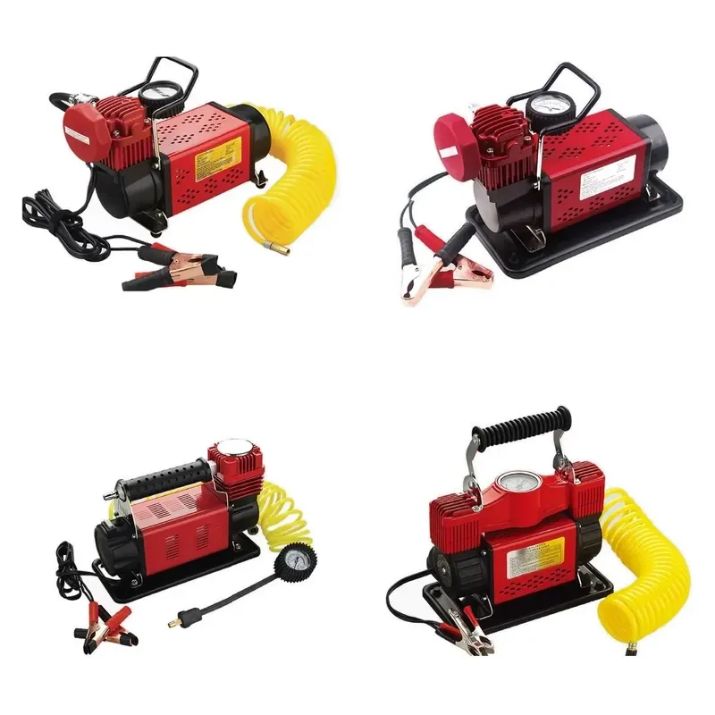 Heavy Duty 12V 24V Double Cylinder DC Air Compressor Automotive Tire Inflator Pneumatic Pump