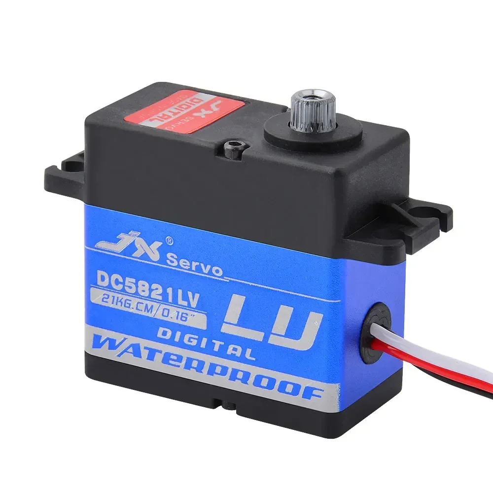 JX サーボ DC5821LV 21.8 キロ完全防水デジタル高品質サーボ Rc カークローラー TRX4 バハボートロボットアーム