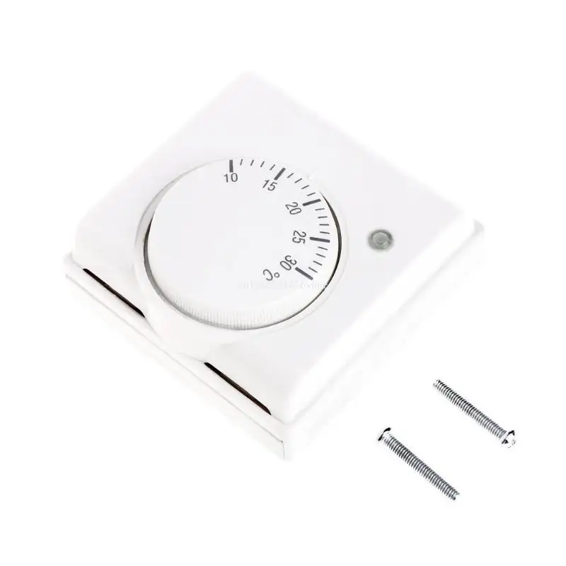 

Dropship Square Room Thermostat 220V Mechanical Room Thermostat Temperature Controller