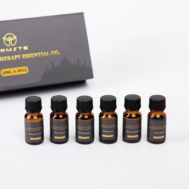 Car Air Freshener  6-Pack Premium  Fragrance Oils  Car Aromatherapy Machine Humidifier 10ML