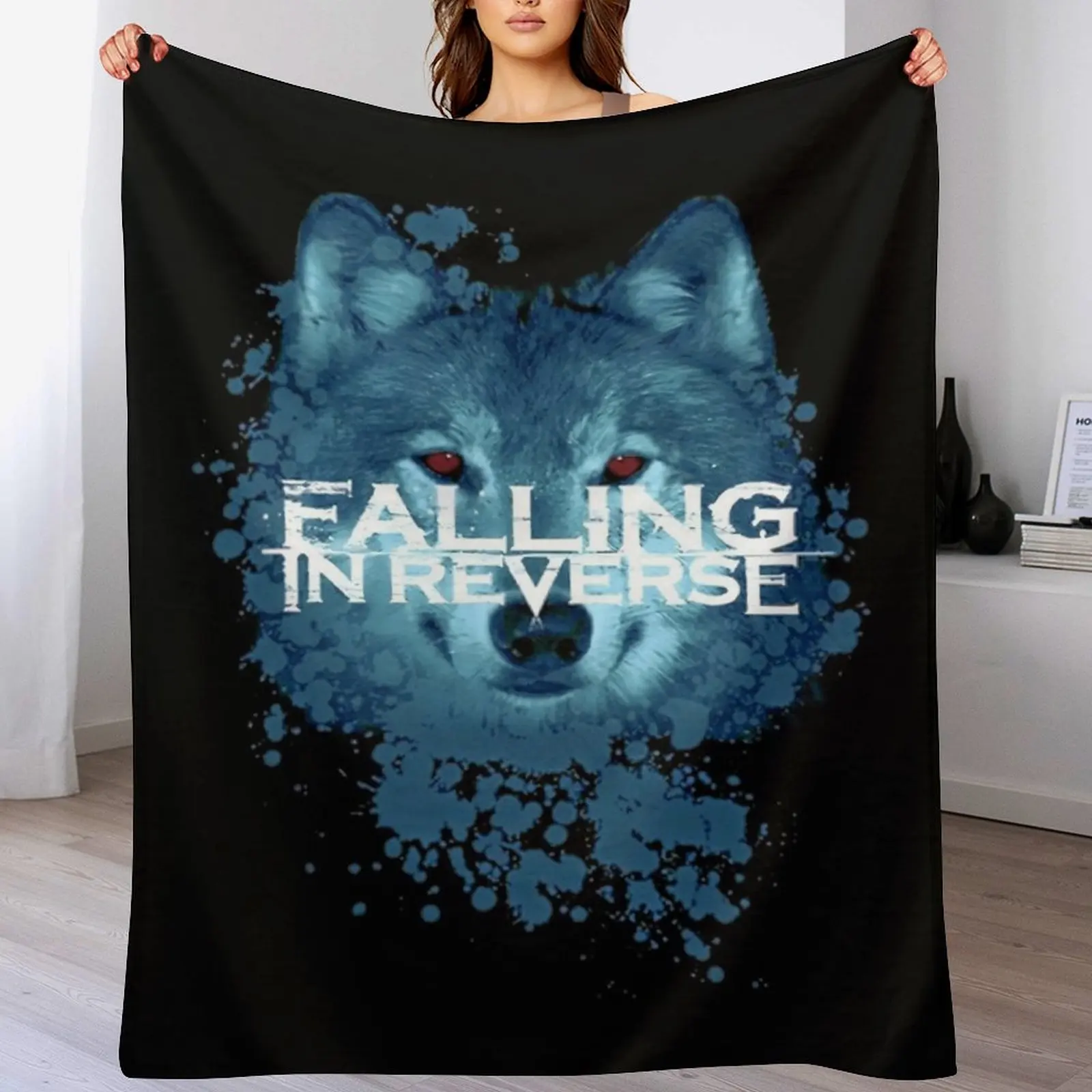 

Animal blue faling coming home rock love music Throw Blanket All Season Soft Lightweight Blanket for Home