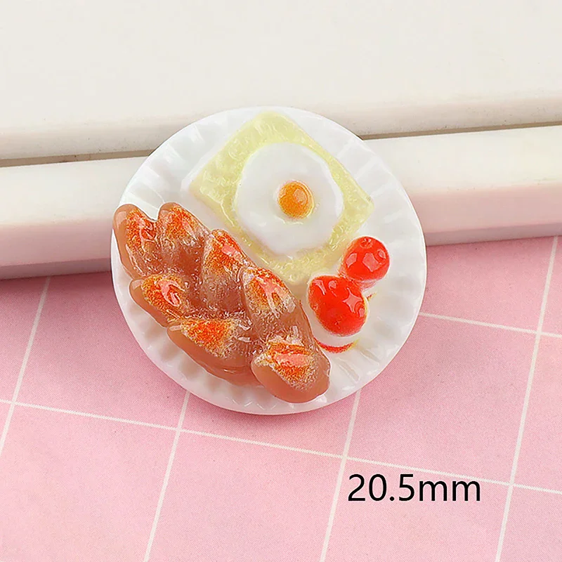 

DIY Miniature Dim Sum Platter, Fairy Garden Decorations Dollhouse Accessories Ornaments