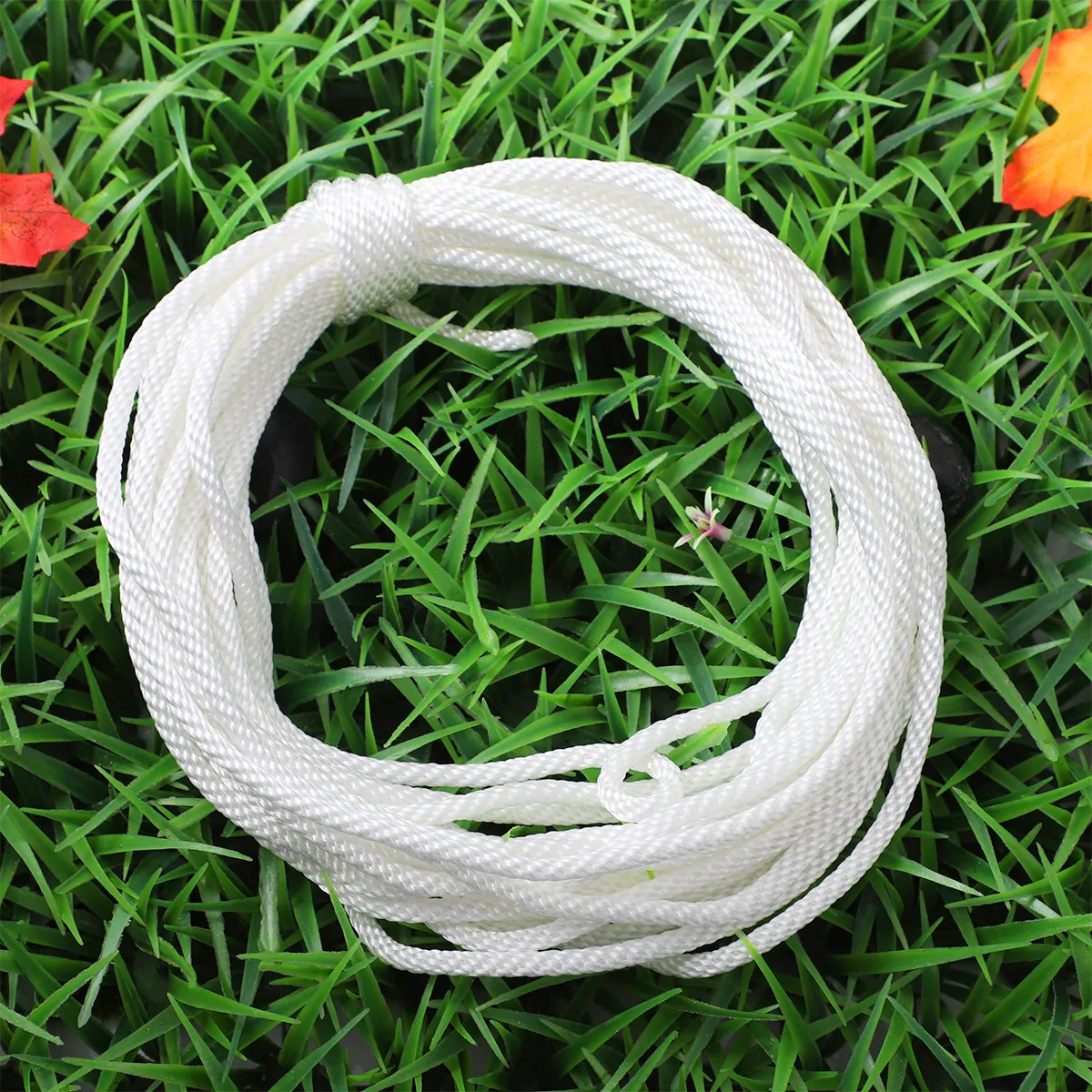 11.5m 6Mm Tough Nylon Flagpole Halyard Rope Rot Proof Portable Camping Hanging Rope Weather Resistant Clothesline Replacement