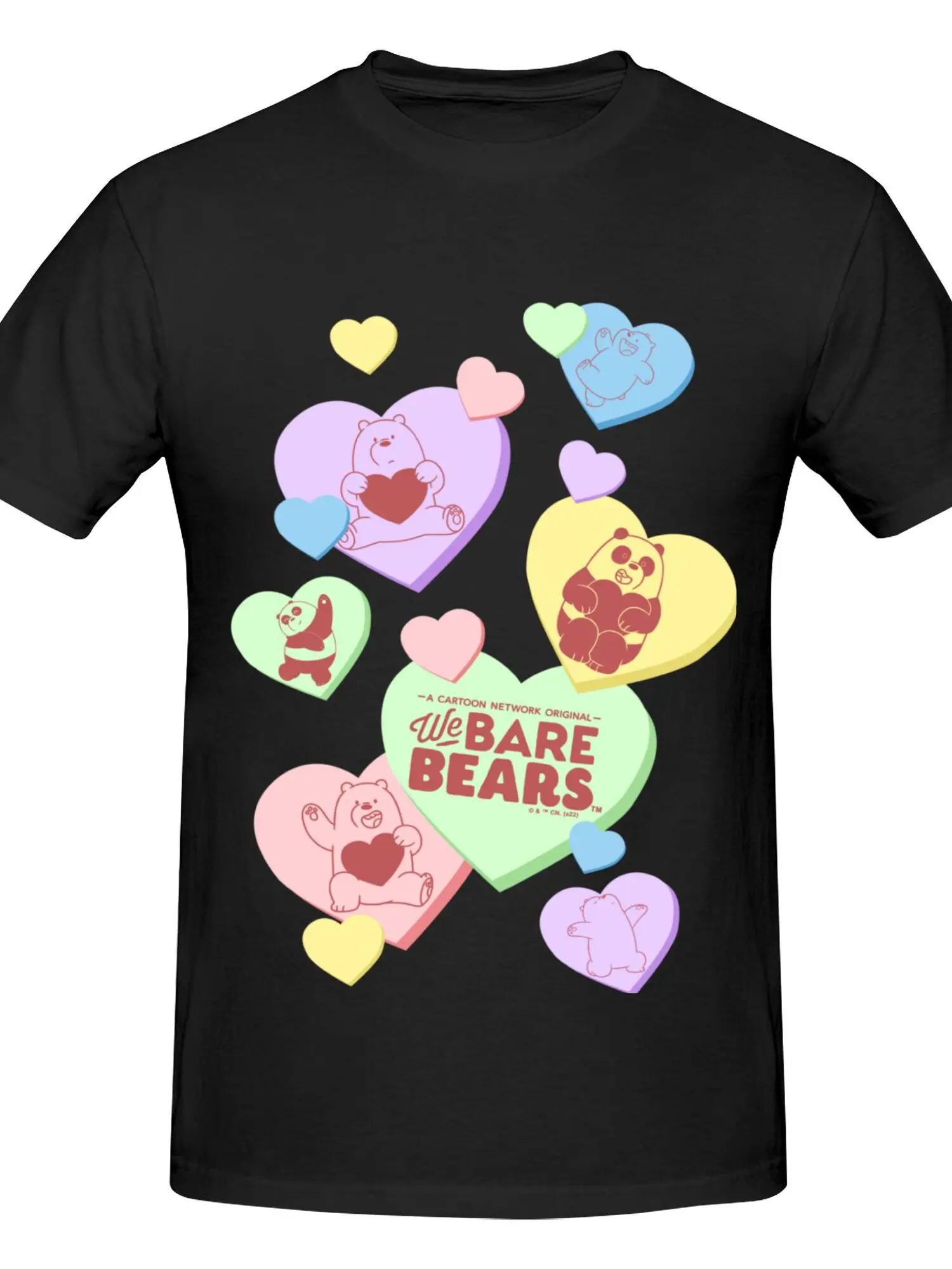 

Love Bear Graphic Printing Summer Autumn Winter Cotton Men and Women T-shirt Short Sleeve Luxury Outdoor Sports Brand