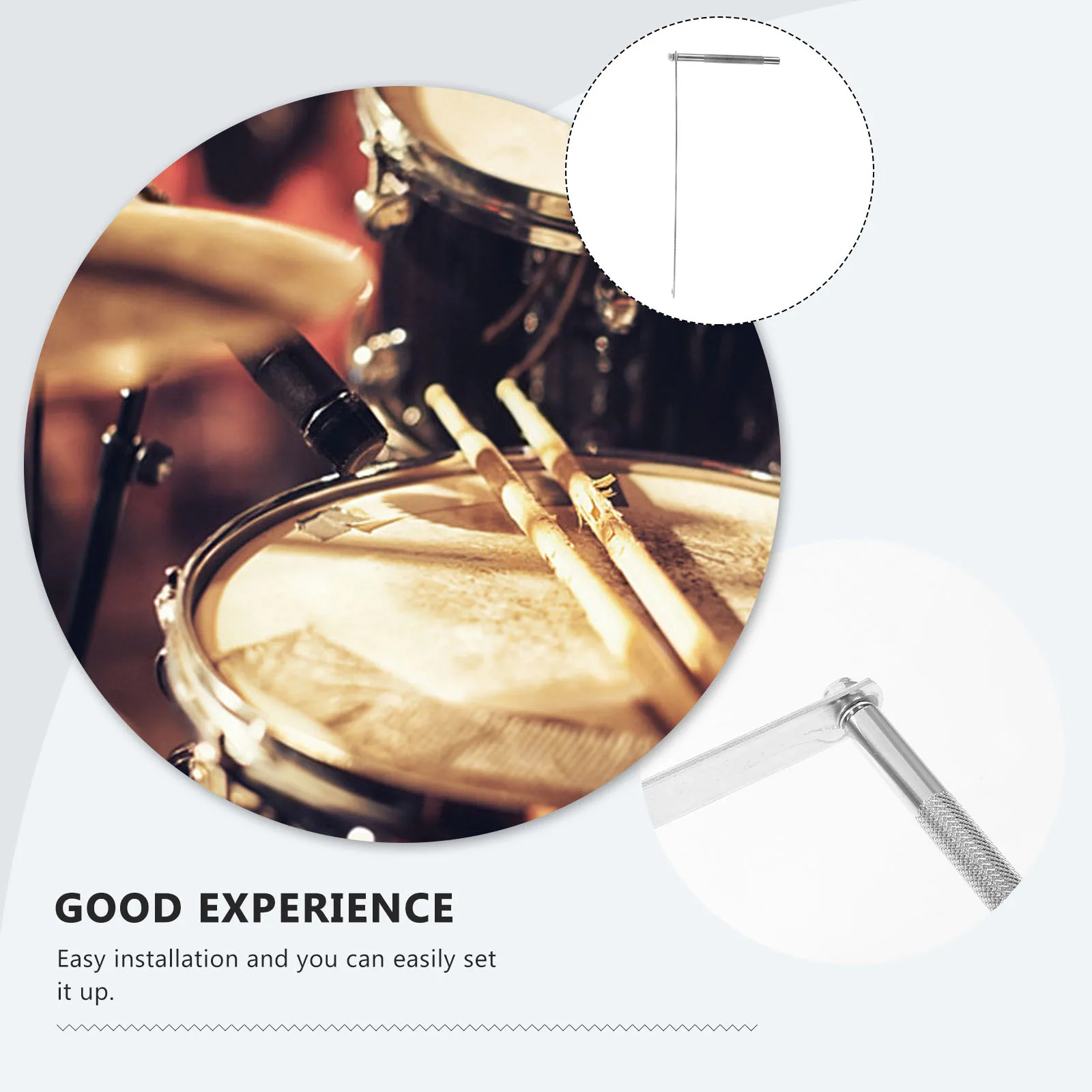 

Cowbell Holder Clamp Drum Mount Percussion Mounting Bracket Bassdrum Hoop Stand Mounted