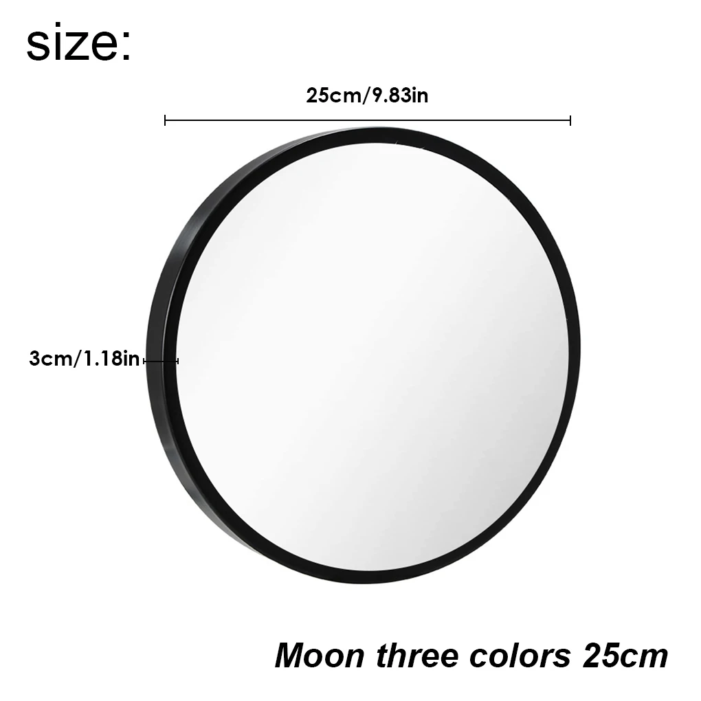 Flawless Results 3 Light Color Makeup Mirror For Vanity Mirror With Light Moon Shape Mirror Mercury 25cm