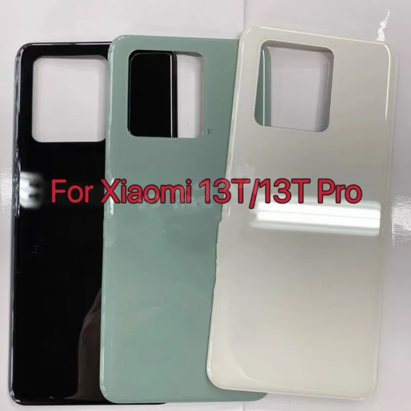 Szkło AAA do Xiaomi 13T 13TPro Tylna Obudowa Klapka Baterii Części Zamienne do Naprawy 2306EPN60G 23078PND5G z Obiektywem Aparatu — zdjęcie produktu 2
