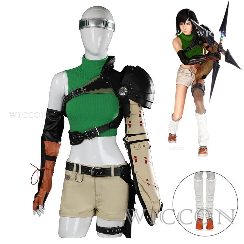 

Final Fantasy VII Rebirth Yuffie Kisaragi Cosplay Costume FF7 Costume Disguise Adult Women Cosplay Roleplay Fantasia Outfits