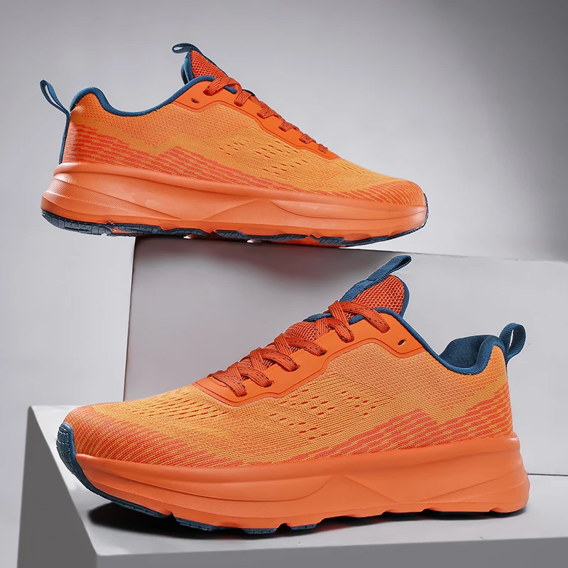 

Men's wide-palm sports shoes four seasons soft sole outdoor casual running shoes fashion student mesh light breathable sneakers