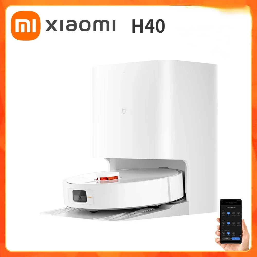 

XIAOMI MIJIA Self Robot Vacuum Cleaners Mop H40 Smart Home Sweeping High Speed Rotary Scrubbing 6000PA Cyclone Suction LDS Laser