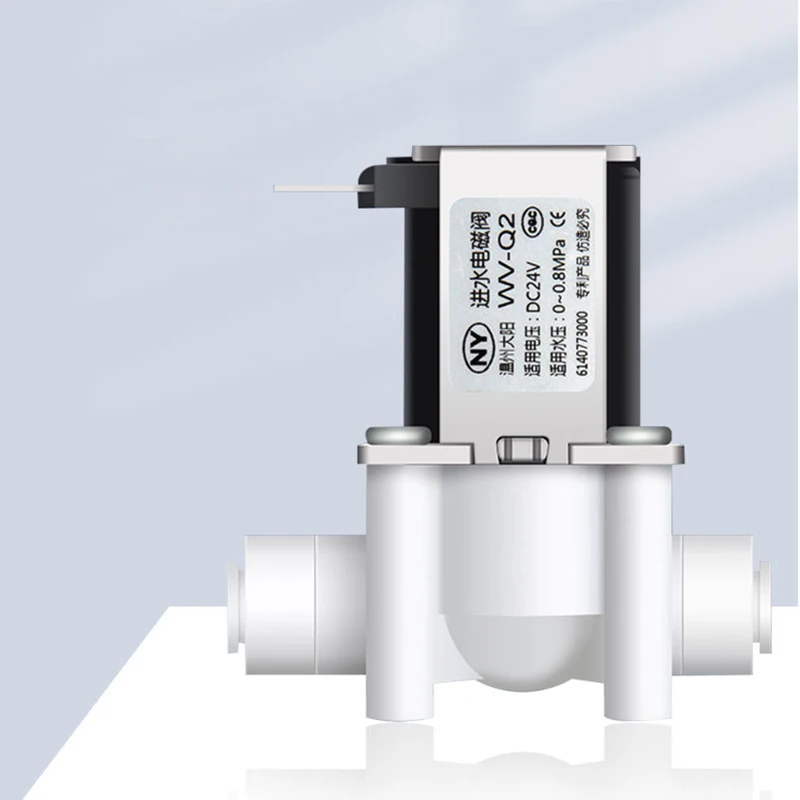1/4'' 3/8'' Normalerweise geschlossenes elektrisches Magnetventil, DC 24V, Wassereinlass, Luftstromschalter, Waschmaschinen-Spender