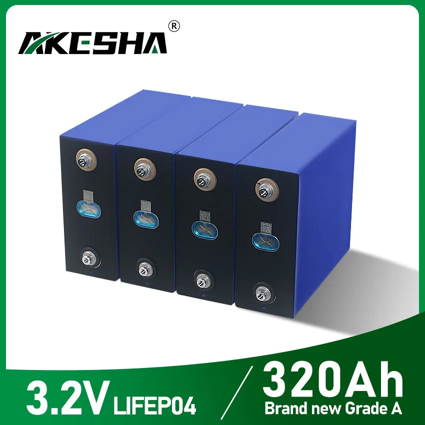 lifepo4 battery 320ah 280Ah 240Ah New Rechargeable Cell Lithium Iron Phosphate DIY Golf Car Boat RV Solar System EU US Tax Free