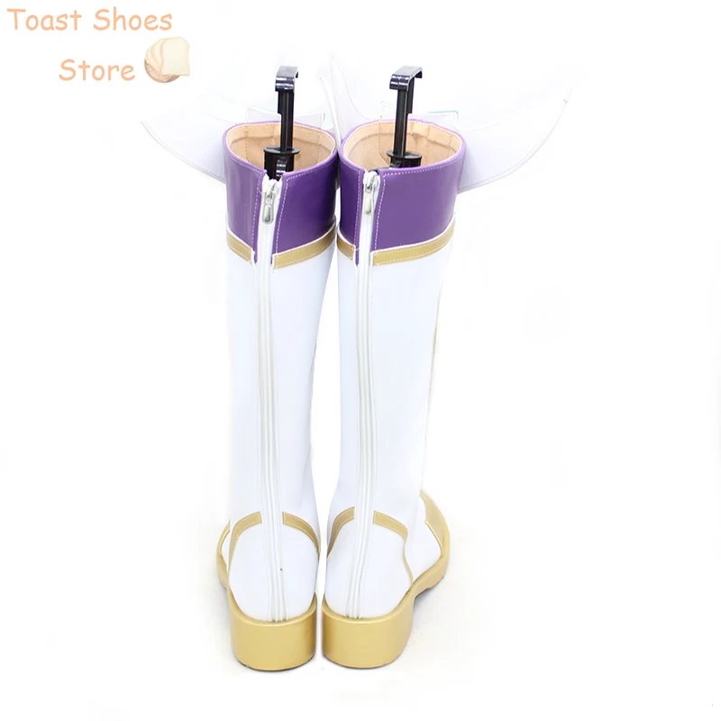 Zapatos de Cosplay de Star Guardian Ezreal, zapatos de cuero PU, botas de Carnaval de Halloween, accesorios de Cosplay, utilería de disfraz