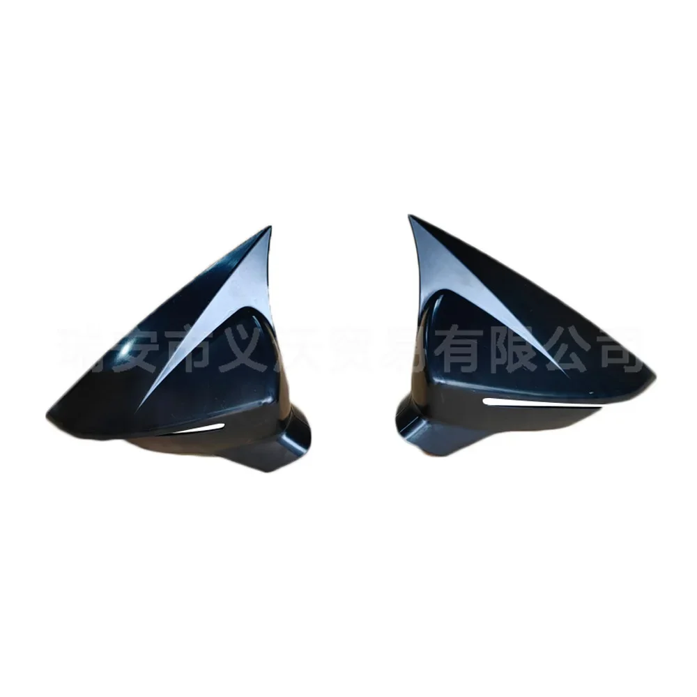 For Seat Leon 2013 Replacement Rearview Side Mirror Covers Cap Accessories Carbon Fiber Gloss